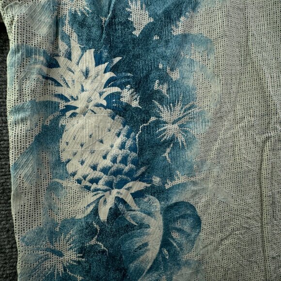 Tommy Bahama Mens Cotton Silk Button Up Shirt Short Sleeve Hawaii Floral Large - Picture 14 of 14